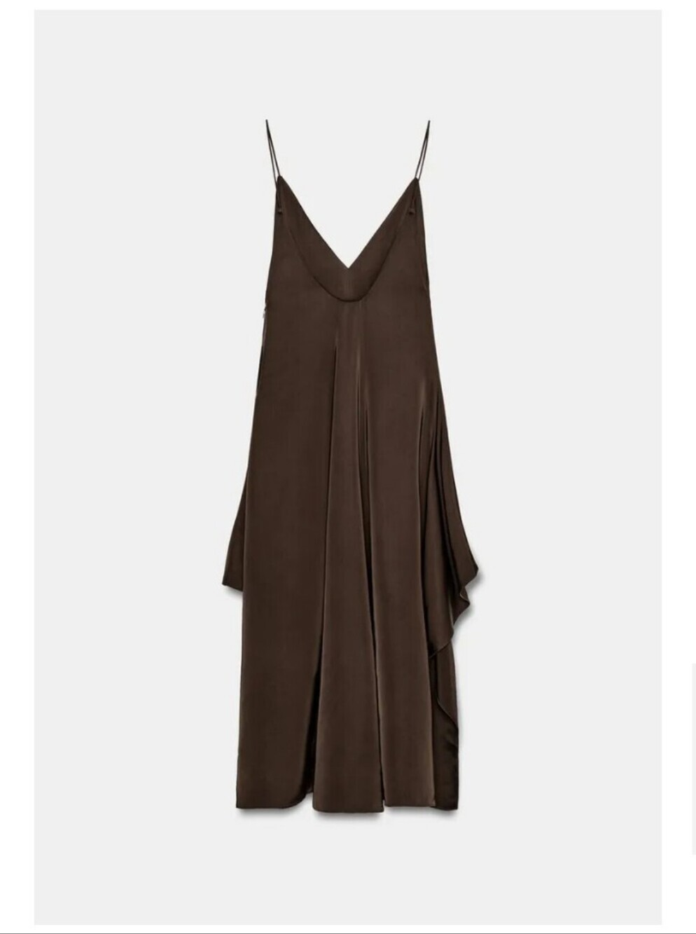 Zara ZW Collection Asymmetric Ruffle Dress - Picture 6 of 6